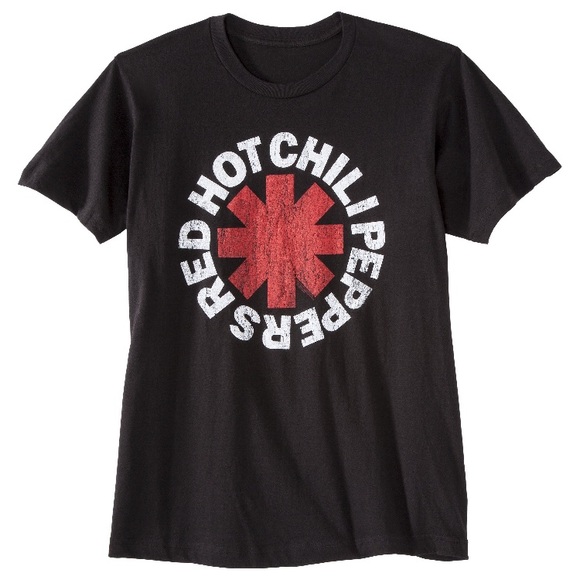 Target Tops - RHCP Vintage Black Band Tee